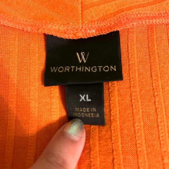 Orange Worthington Shirt - Picture 4 of 4